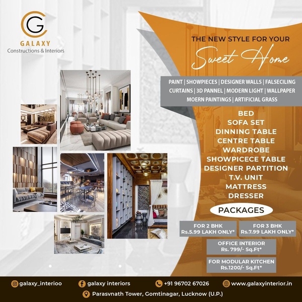 interior design, home interior, modular kitchen, home renovation, interior decoration, furniture package, home furnishing, bundle offer, brand awareness, lifestyle, modern typography, bold, warm, orange, neutral, gold